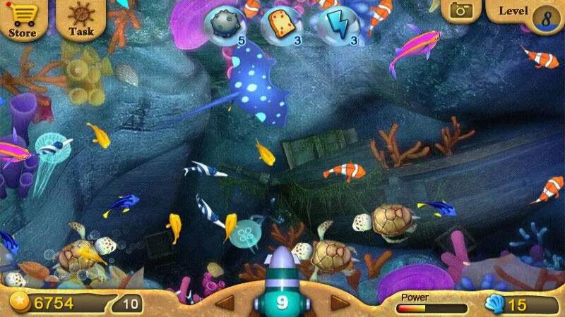 Bắn c&aacute; chơi ria gi&uacute;p game thủ kiếm được nhiều xu&nbsp;